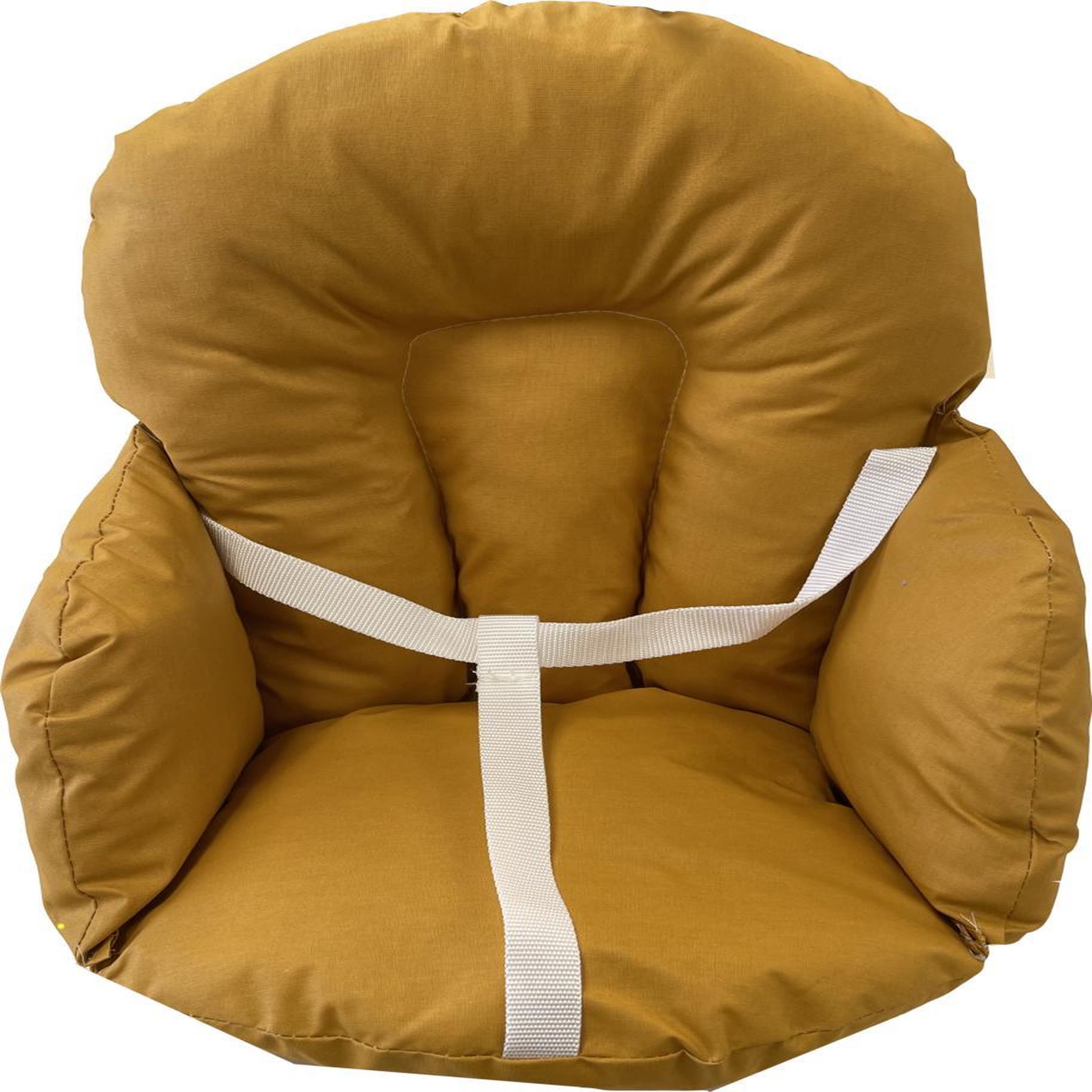 Voir la diapositive 1 : CH'TI BOUT Coussin de chaise + sangles de matien - coton a enduction acrylique