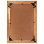 Voir la diapositive 5 : VIDAXL Miroir 70x50 cm bois massif d'acacia et verre