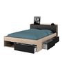 Voir la diapositive 7 : Lit double adulte 160x200 cm avec rangements BOOST