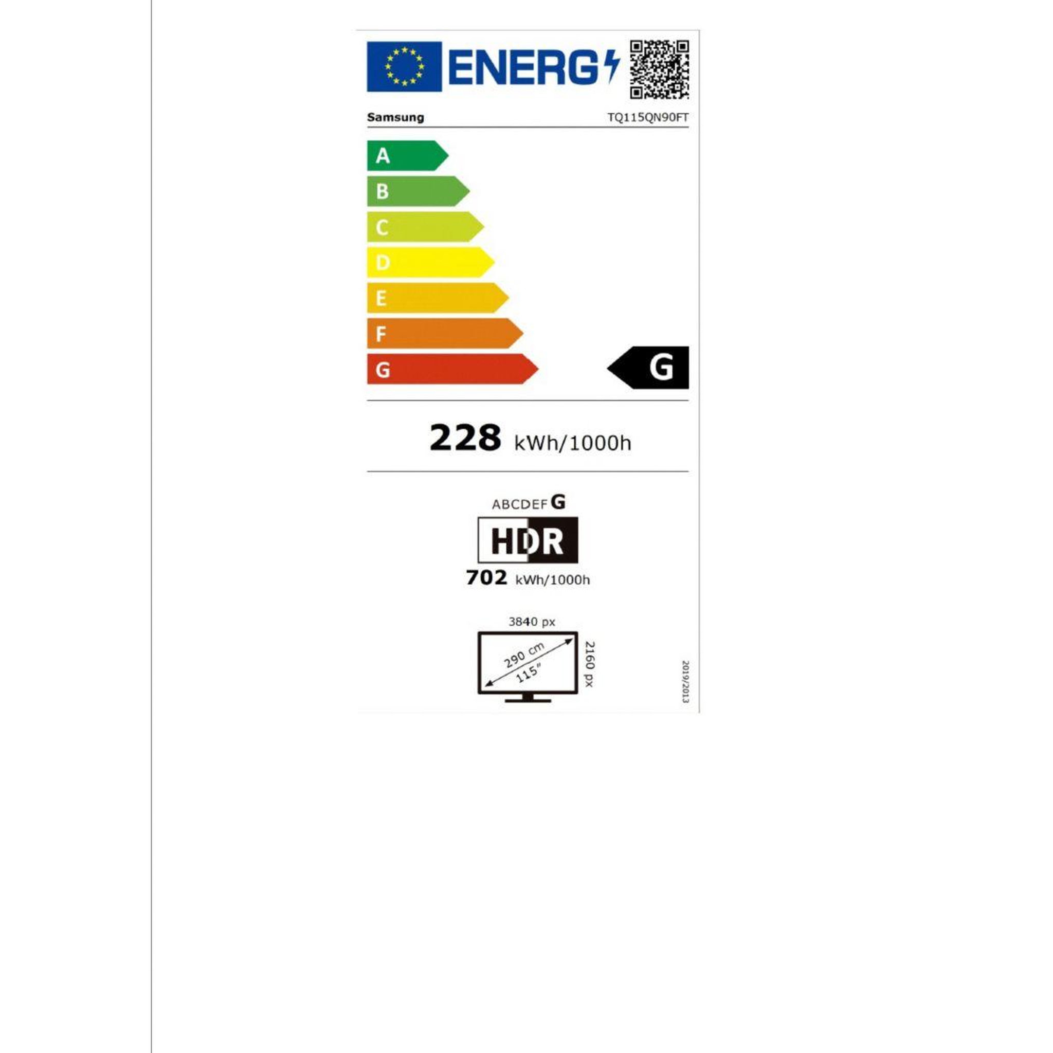 Voir la diapositive 6 : Samsung Tv mini led tq115qn90f 2025 - 115 pouces ( 291 cm )