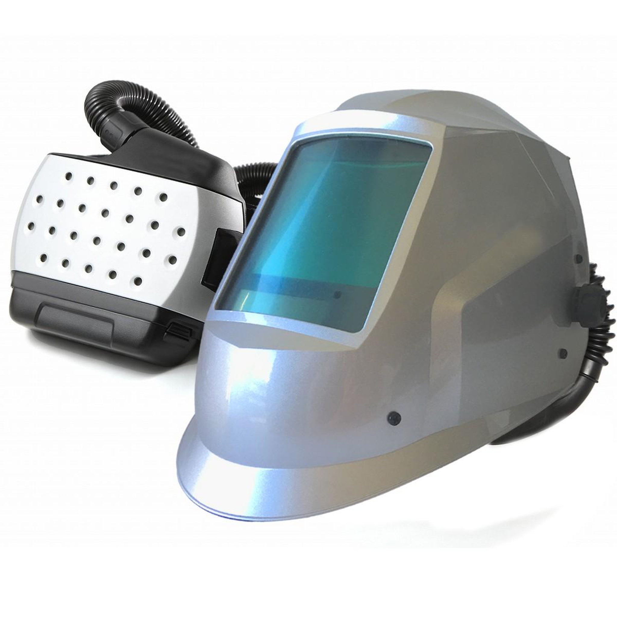 Awelco Cagoule de soudure VENTILEE Professionnelle HELMET 6000 E-AIR FRESH Teinte 4/8-8/9-13 Contrôle Digital AWELCO