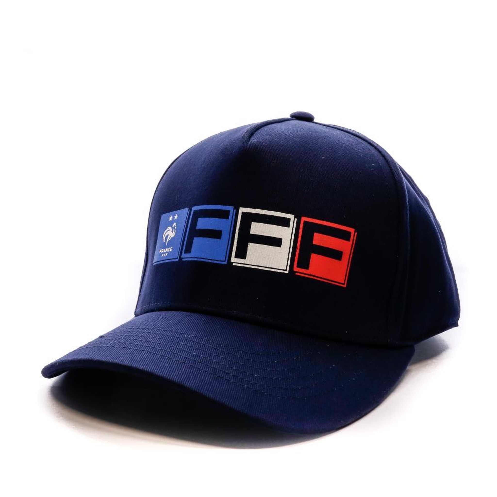 Voir la diapositive 1 : FFF Casquette Equipe de France Football Marine