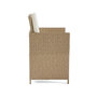 Voir la diapositive 6 : BEST MOBILIER Cuba – salon de jardin encastrable en résine tressé beige - 14 places - coussins beige + housse de protection