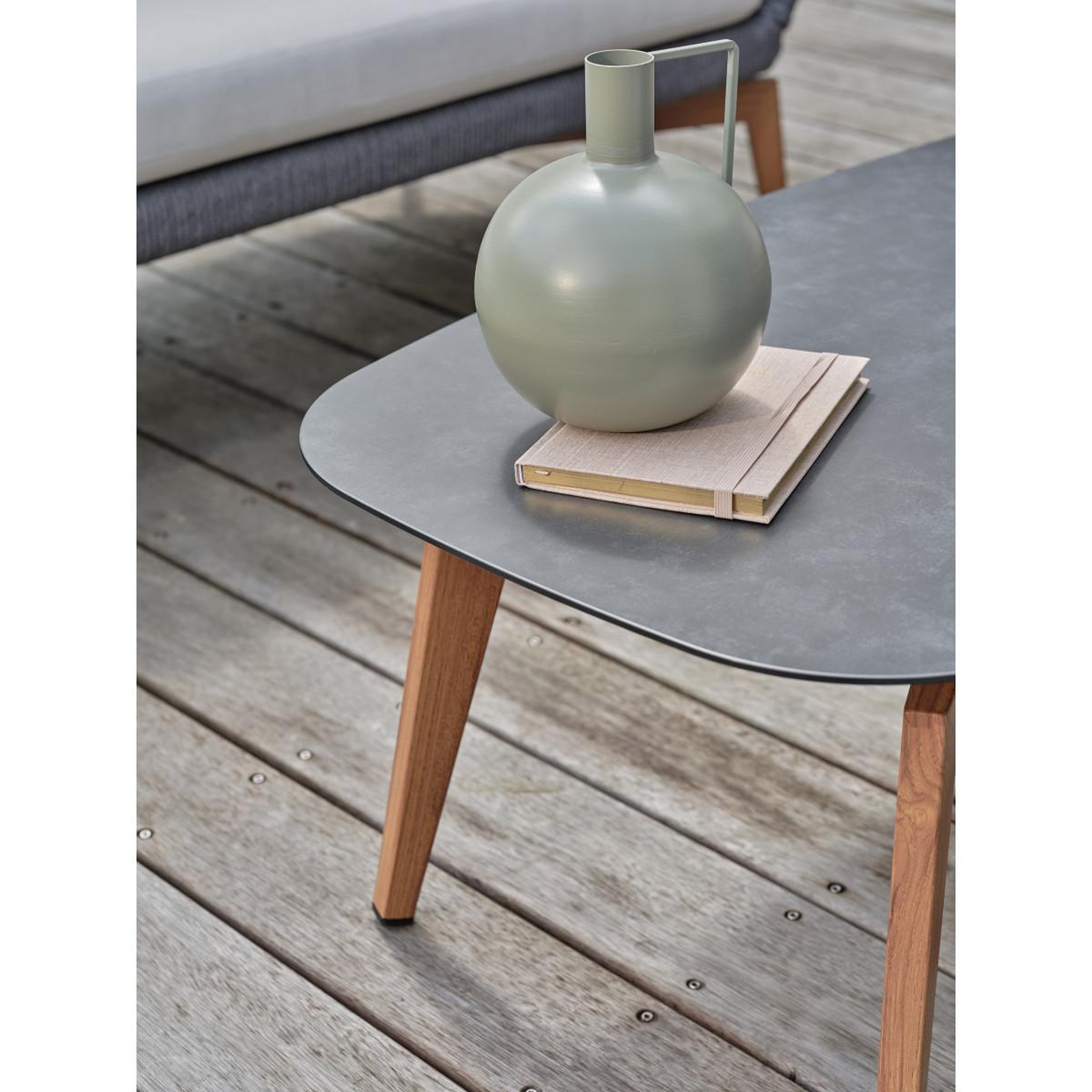 Voir la diapositive 3 : Paris Prix Salon de jardin 5 places  mynta  174cm marron & gris
