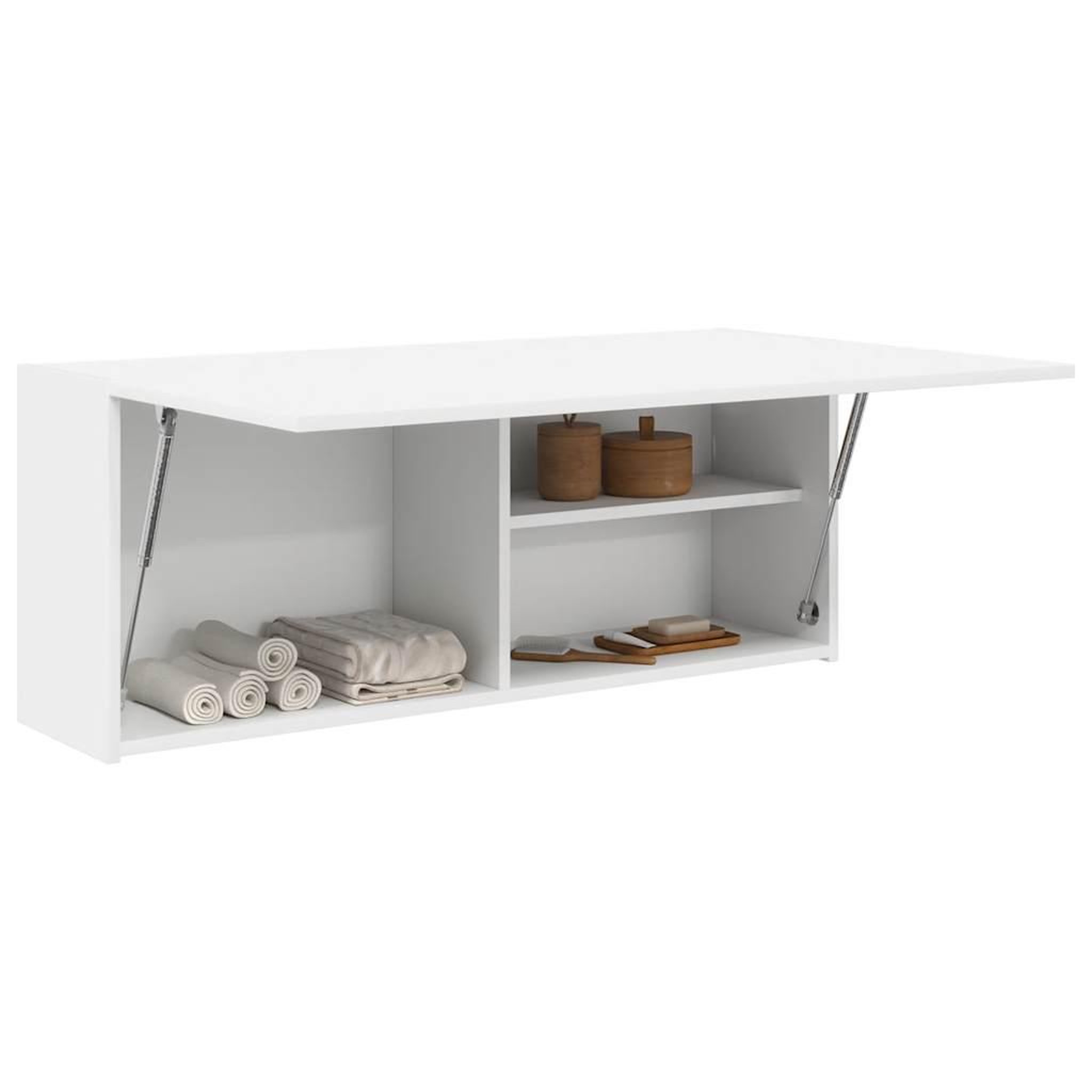 VIDAXL Armoire murale de bain blanc 100x25x40 cm bois d'ingenierie