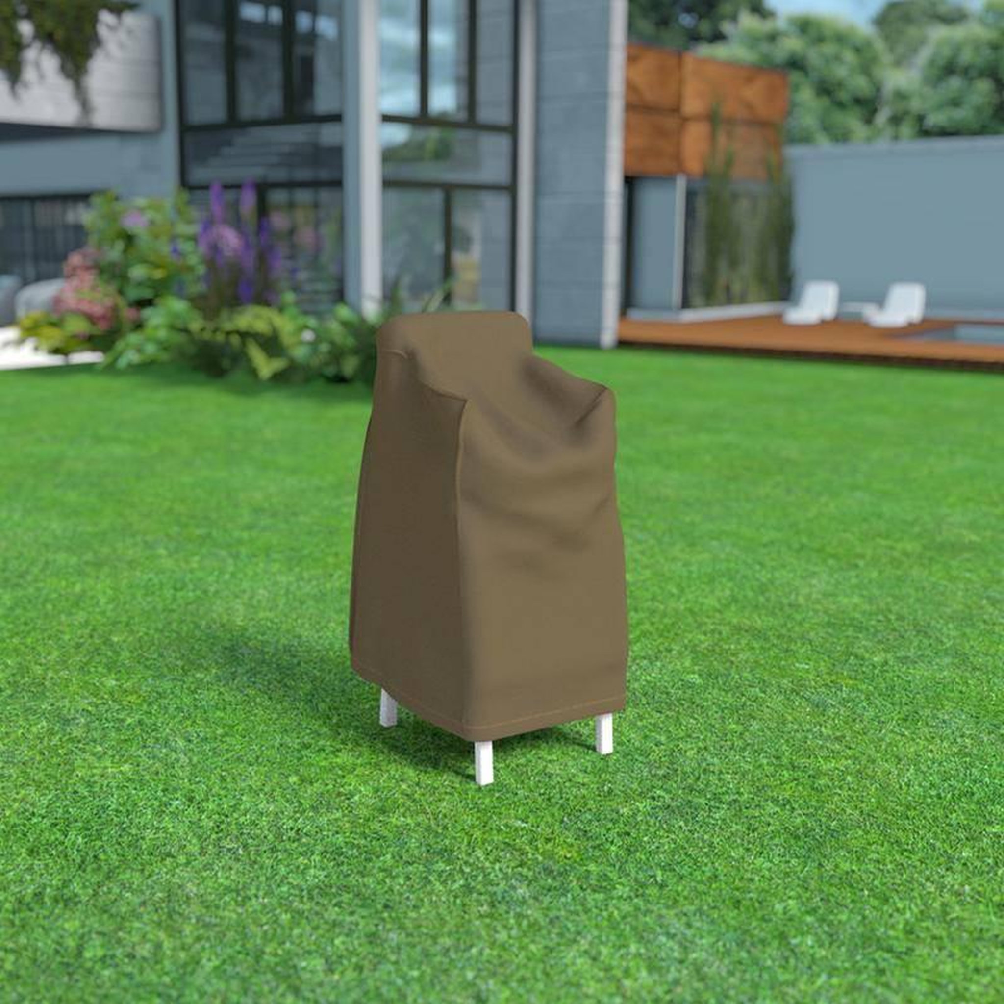 Nortene Housse de protection en polyester pour chaise empilées - 70 x 70 x 110 cm - 90 g/m2