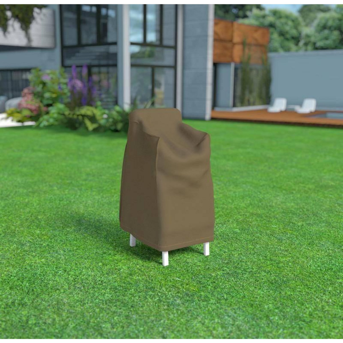 Nortene Housse de protection en polyester pour chaise empilées - 70 x 70 x 110 cm - 90 g/m2