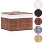 Voir la diapositive 3 : VIDAXL Boîtes de rangement en bambou 4 pcs Marron