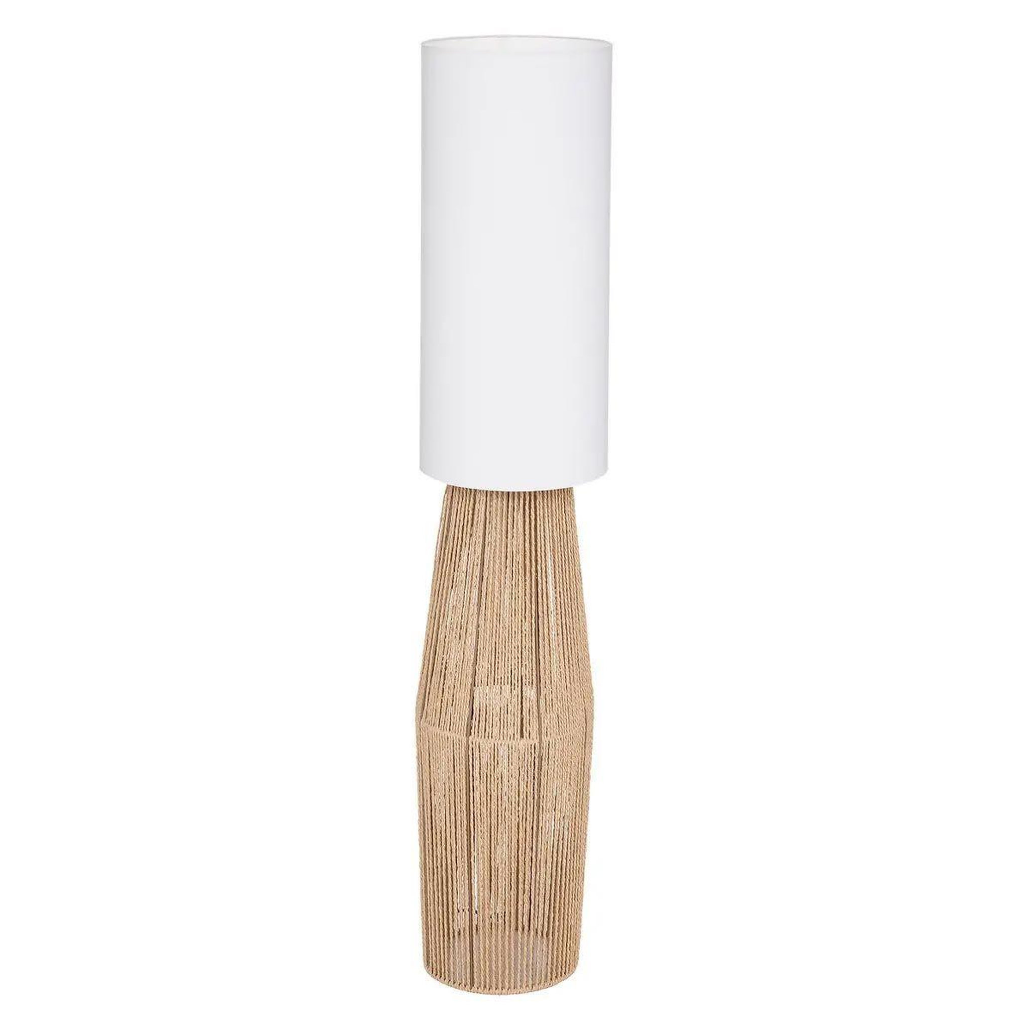 ATMOSPHERA Lampadaire design  aissa  130cm blanc & beige