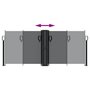 Voir la diapositive 5 : VIDAXL Auvent lateral retractable noir 100x600 cm