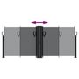 Voir la diapositive 5 : VIDAXL Auvent lateral retractable noir 100x600 cm