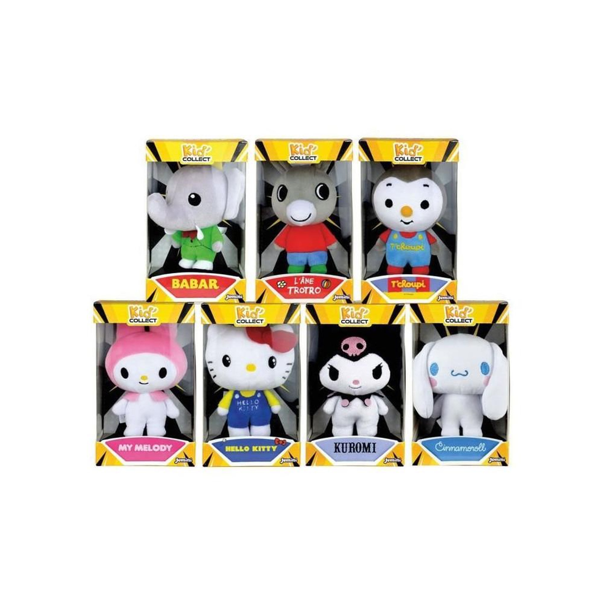 Voir la diapositive 5 : JEMINI Peluche a collectionner My Melody - JEMINI - HELLO KITTY - Kid'collect +/- 13 cm