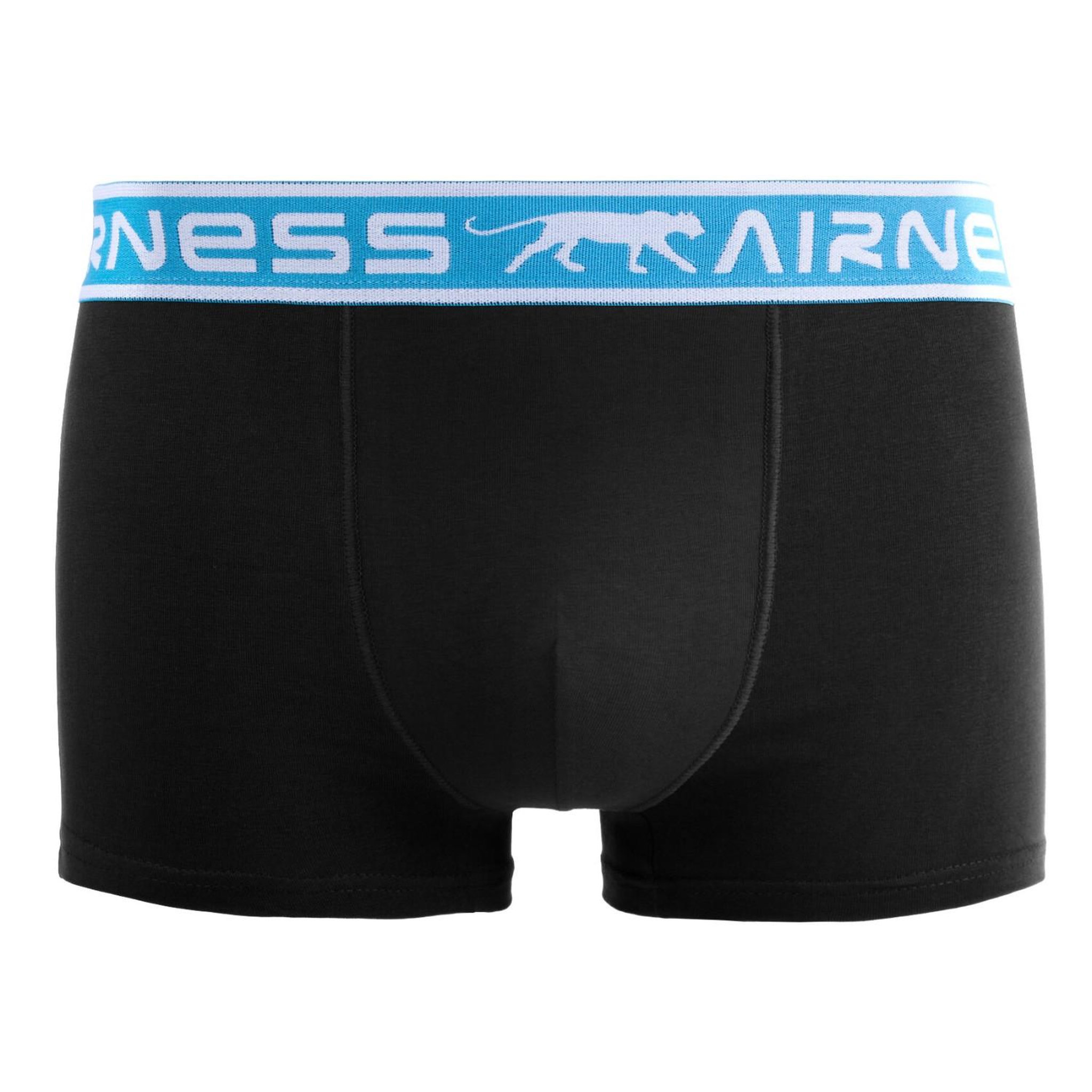 Voir la diapositive 6 : Airness Lot de 5 boxers homme en coton ceinture colorée starter