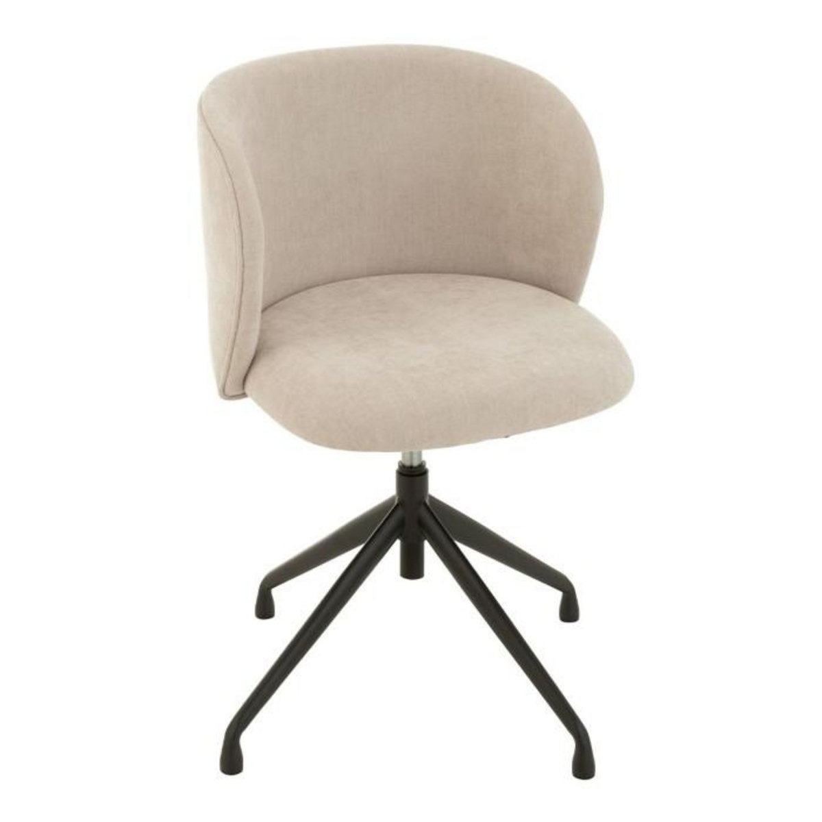 Paris Prix Chaise Pivotante Design  Gena  56cm Beige