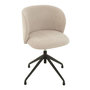 Voir la diapositive 1 : Paris Prix Chaise Pivotante Design  Gena  56cm Beige