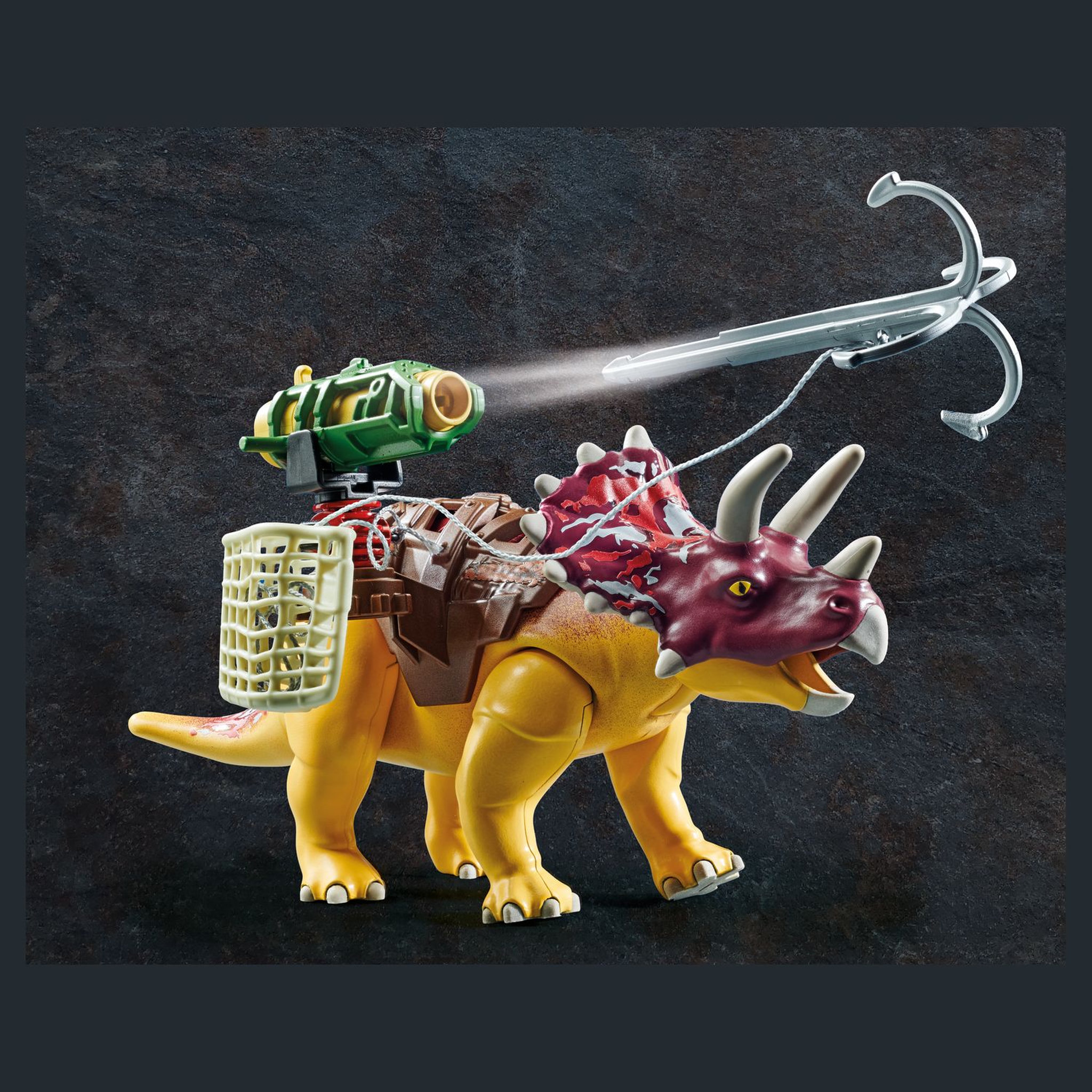 Voir la diapositive 3 : PLAYMOBIL 71262 Triceratops et soldats 