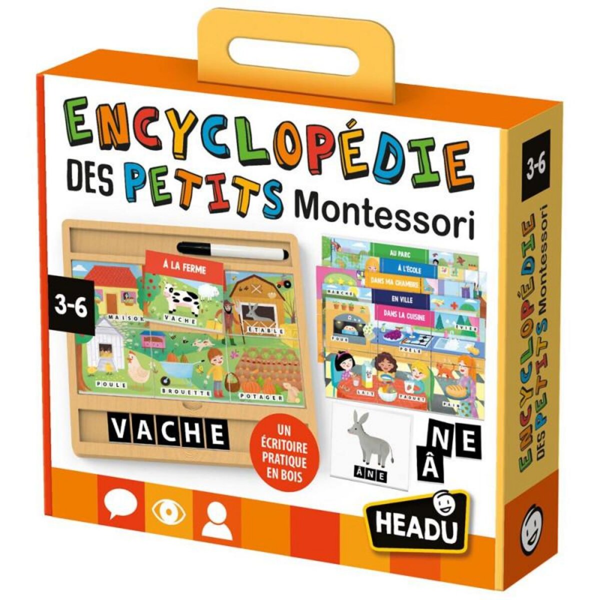 HEADU Jeu écriture et lettres Headu Encyclopédie des Petits
