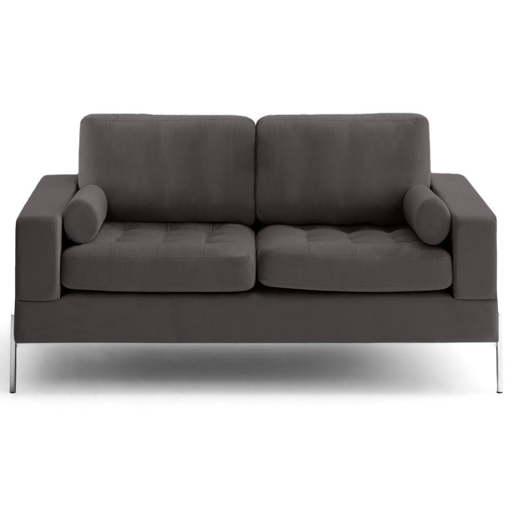 Voir la diapositive 1 : LISA DESIGN Isaure - canapé droit 3 places en velours
