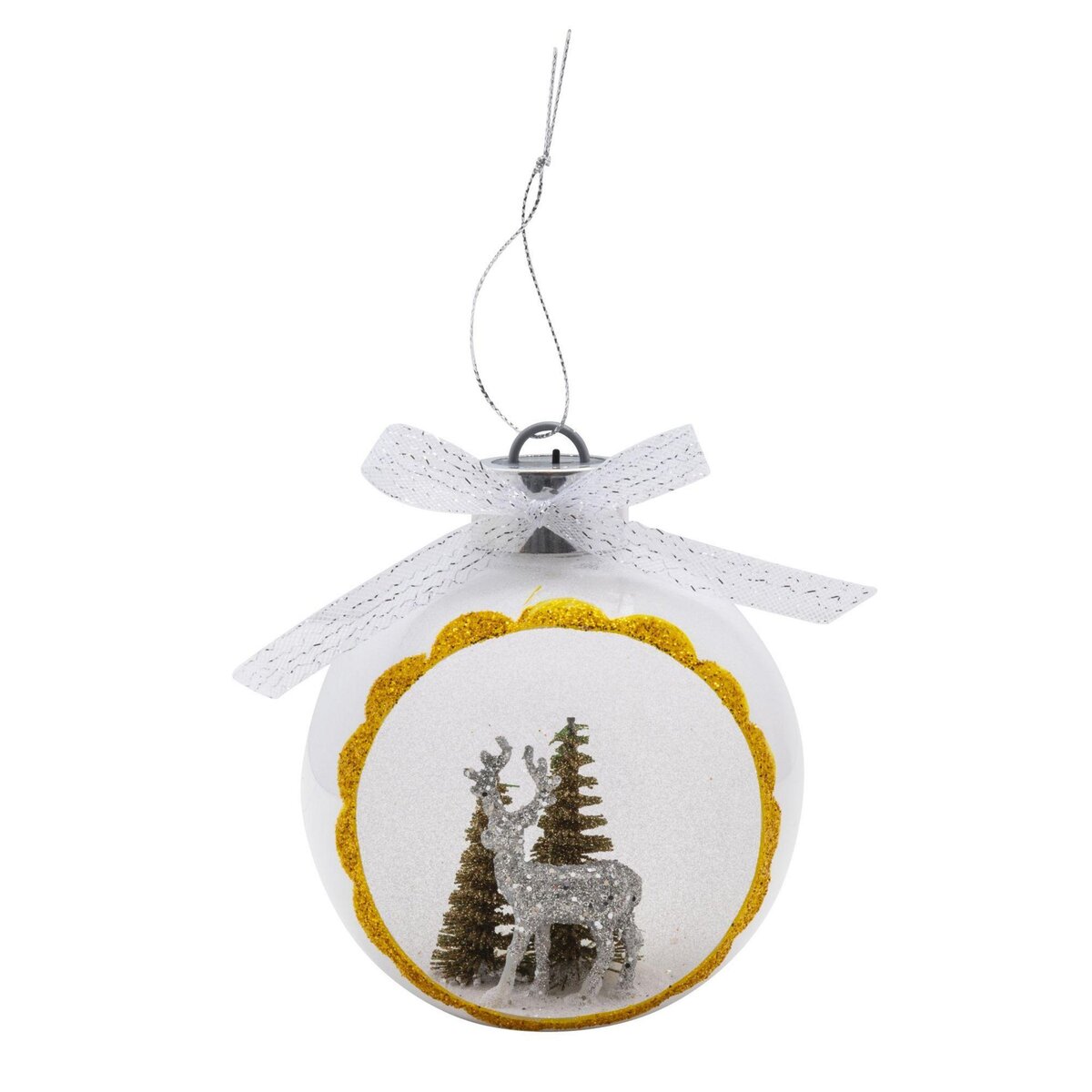 WERKAPRO Boule de renne lumineuse  10 x 8 x 12 cm