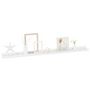 Voir la diapositive 3 : VIDAXL Etageres murales 4 pcs Blanc brillant 100x9x3 cm