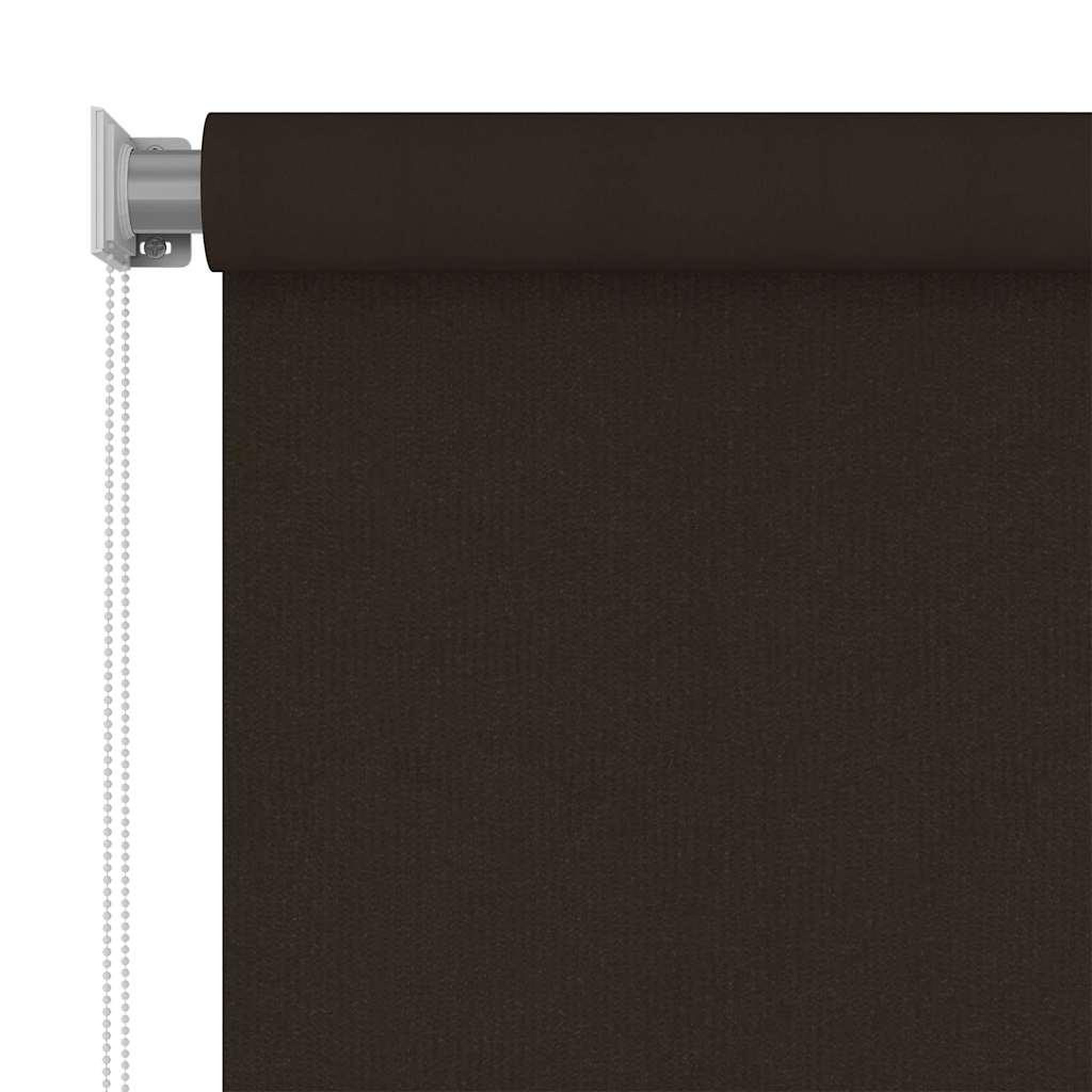 Voir la diapositive 3 : VIDAXL Store roulant d'exterieur 165 (l) x 230 (h) cm marron hdpe