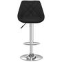 Voir la diapositive 3 : VIDAXL Tabouret de bar Noir Similicuir
