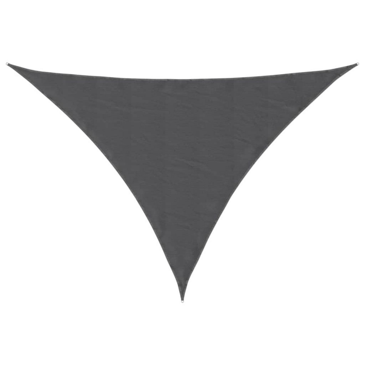 VIDAXL Voile de parasol tissu oxford triangulaire anthracite