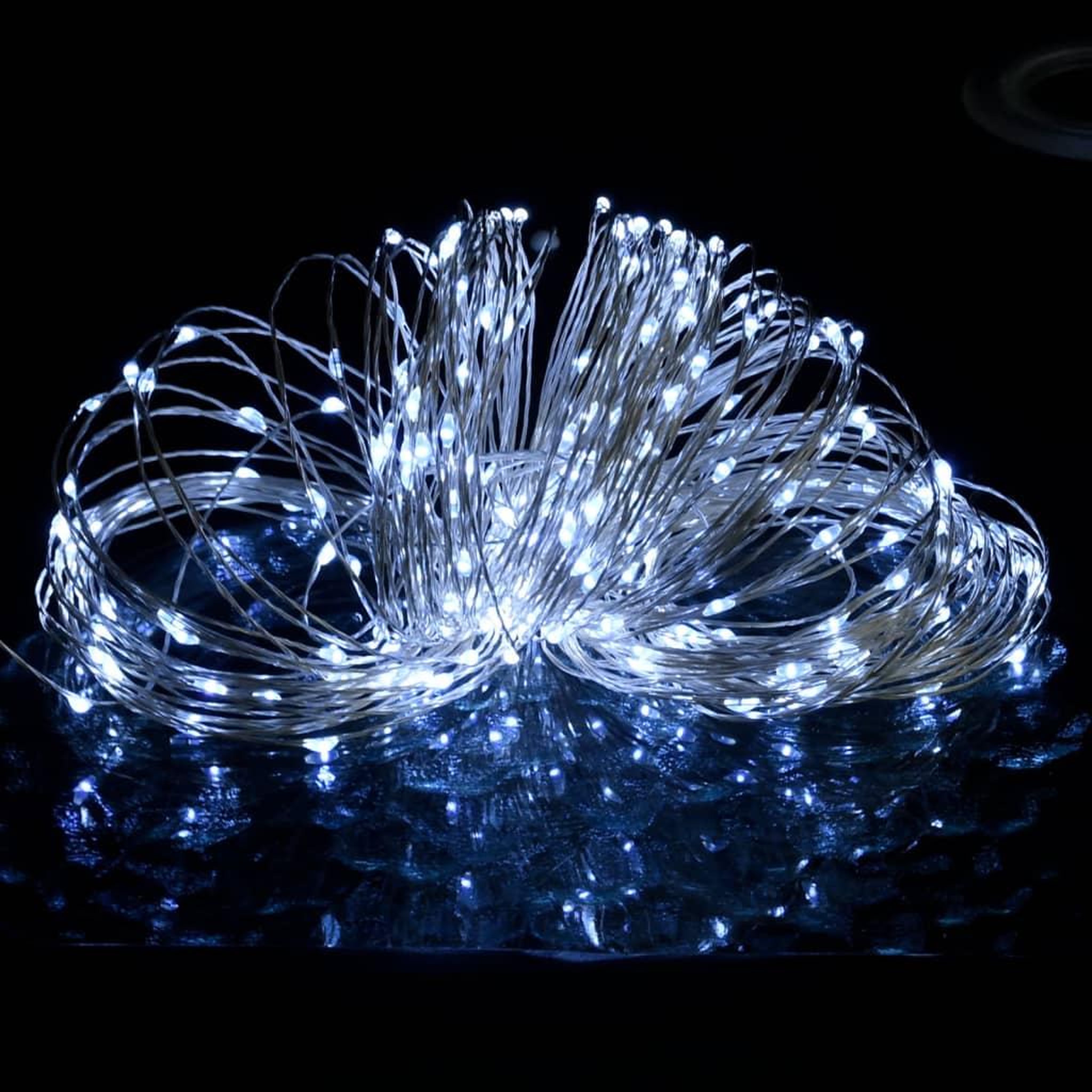 Voir la diapositive 3 : VIDAXL Guirlande LED avec 150 LED Blanc froid 15 m
