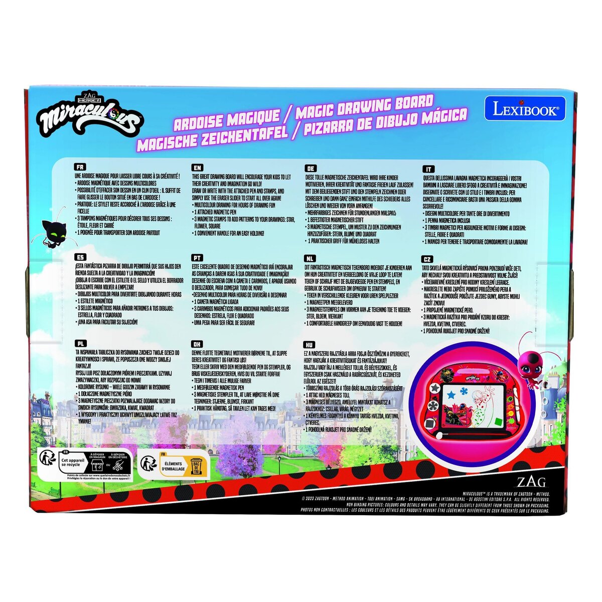 Lexibook Ardoise Magique Miraculous