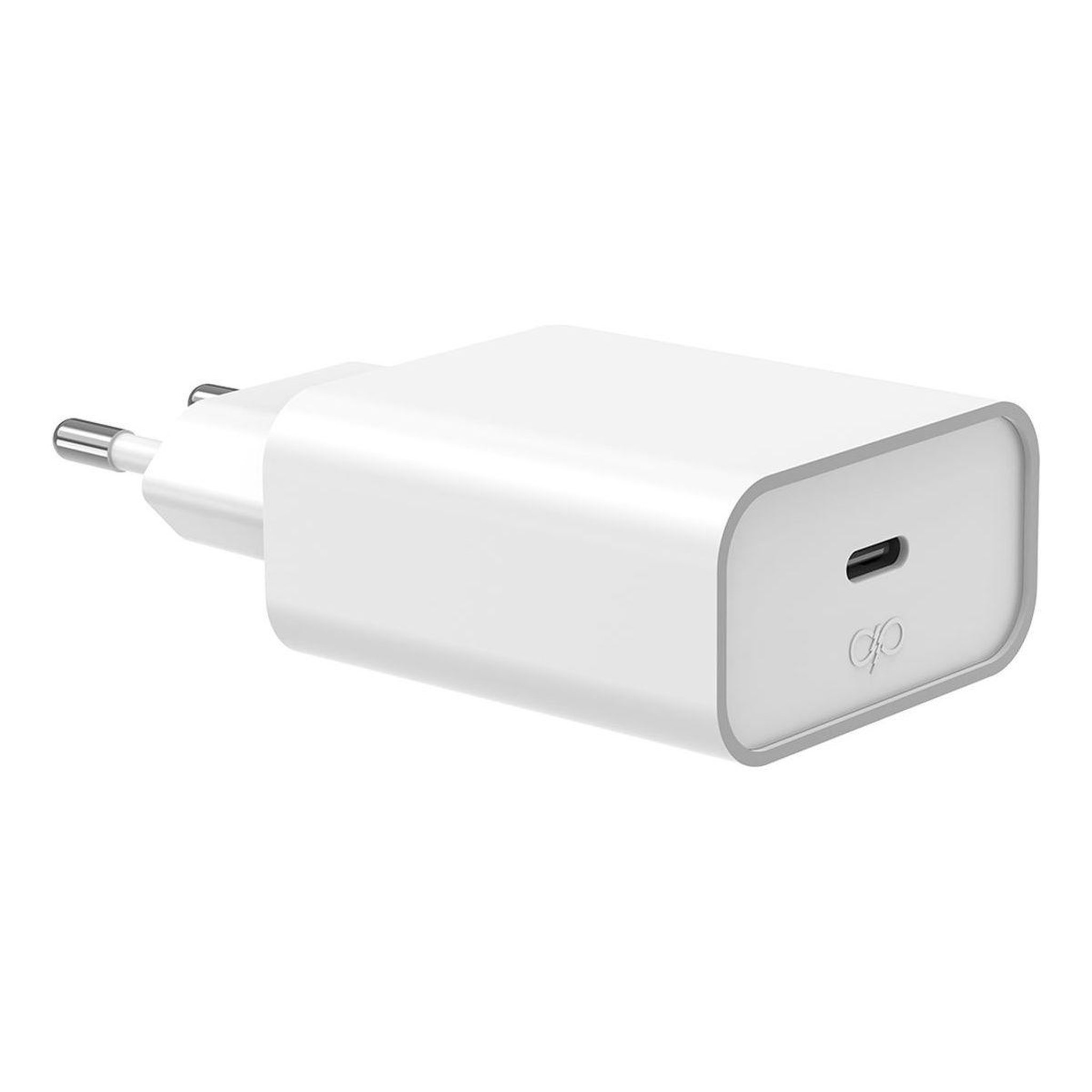 Voir la diapositive 2 : FORCE POWER Chargeur 45w usb c blanc recyclé