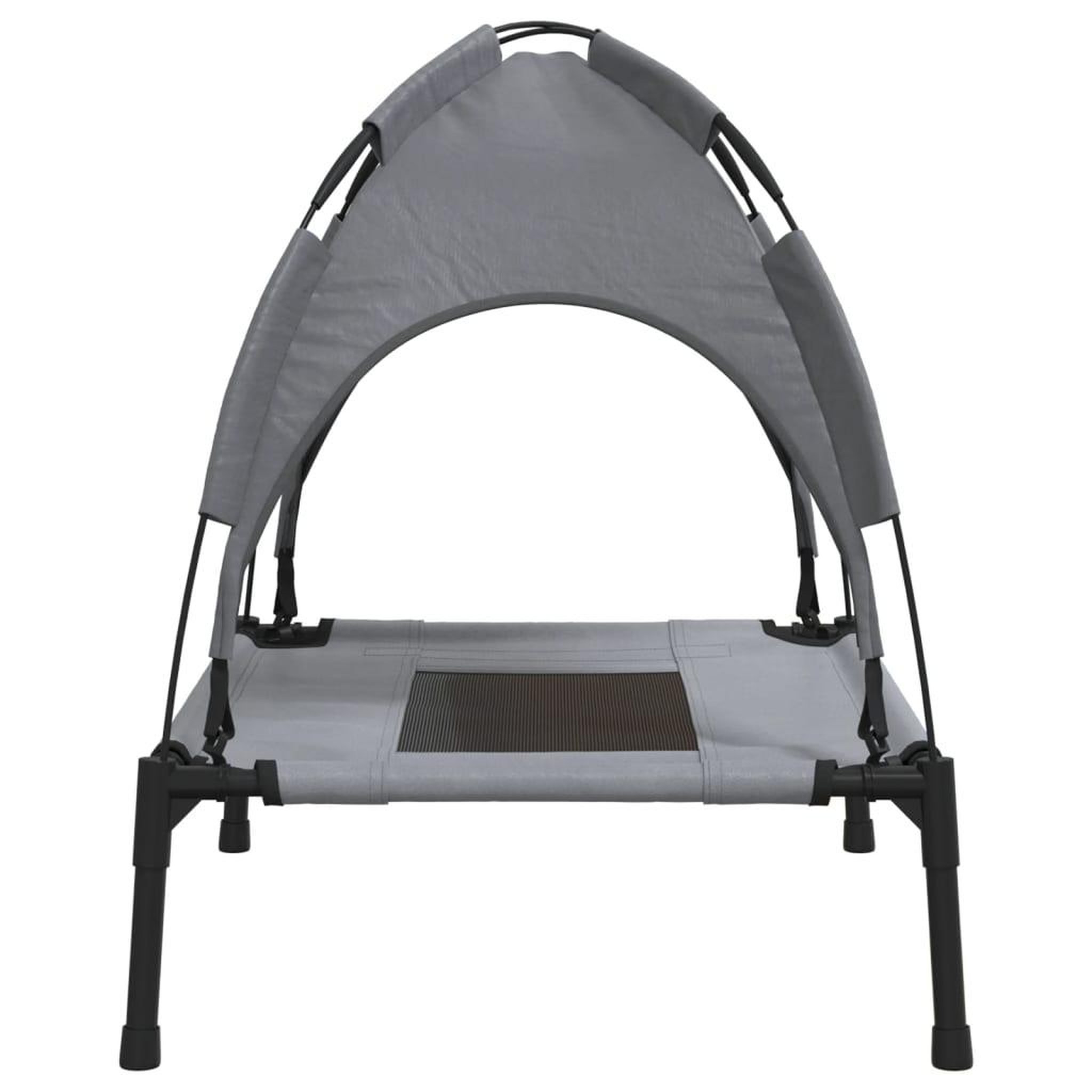 Voir la diapositive 5 : VIDAXL Lit pour chien avec auvent anthracite tissu Oxford et acier