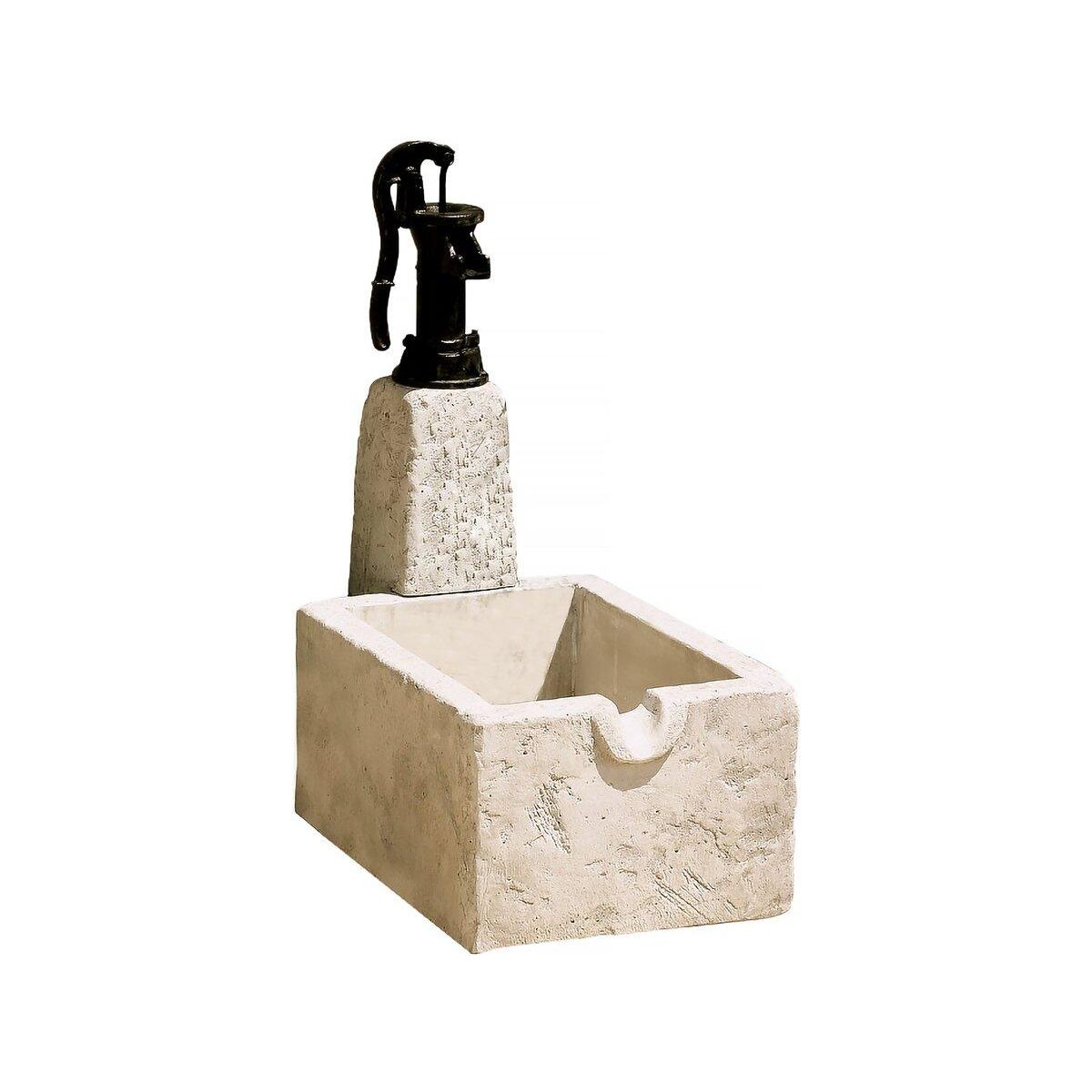 Habitat et Jardin Fontaine  RETRO  - Pierre reconstituée - 43 x 73 x 95 cm