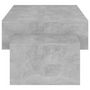 Voir la diapositive 6 : VIDAXL Table basse Gris béton 105x55x32 cm Bois d'ingénierie