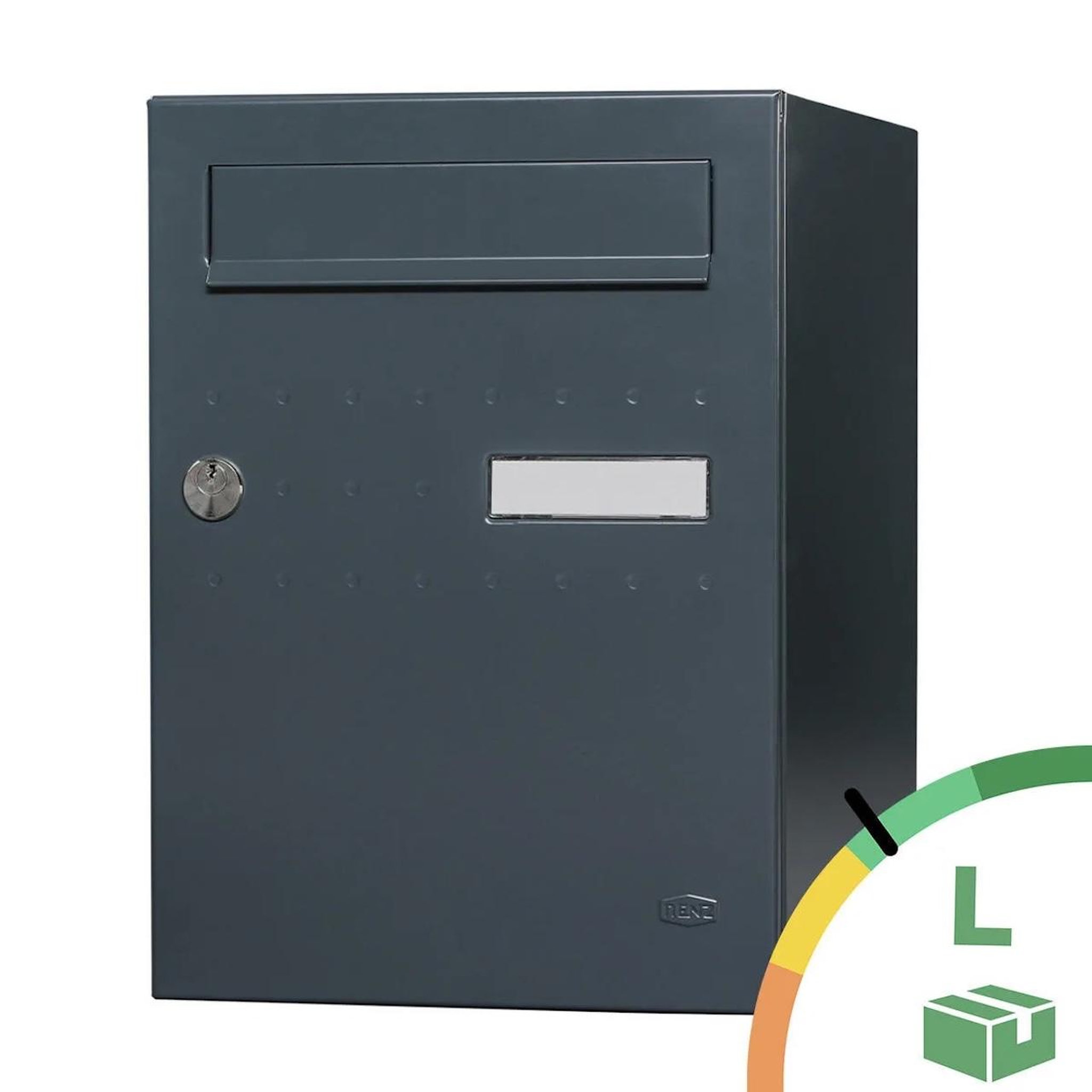 RENZ Boîte à colis - Eclipse - gris anthracite mat - 1 porte