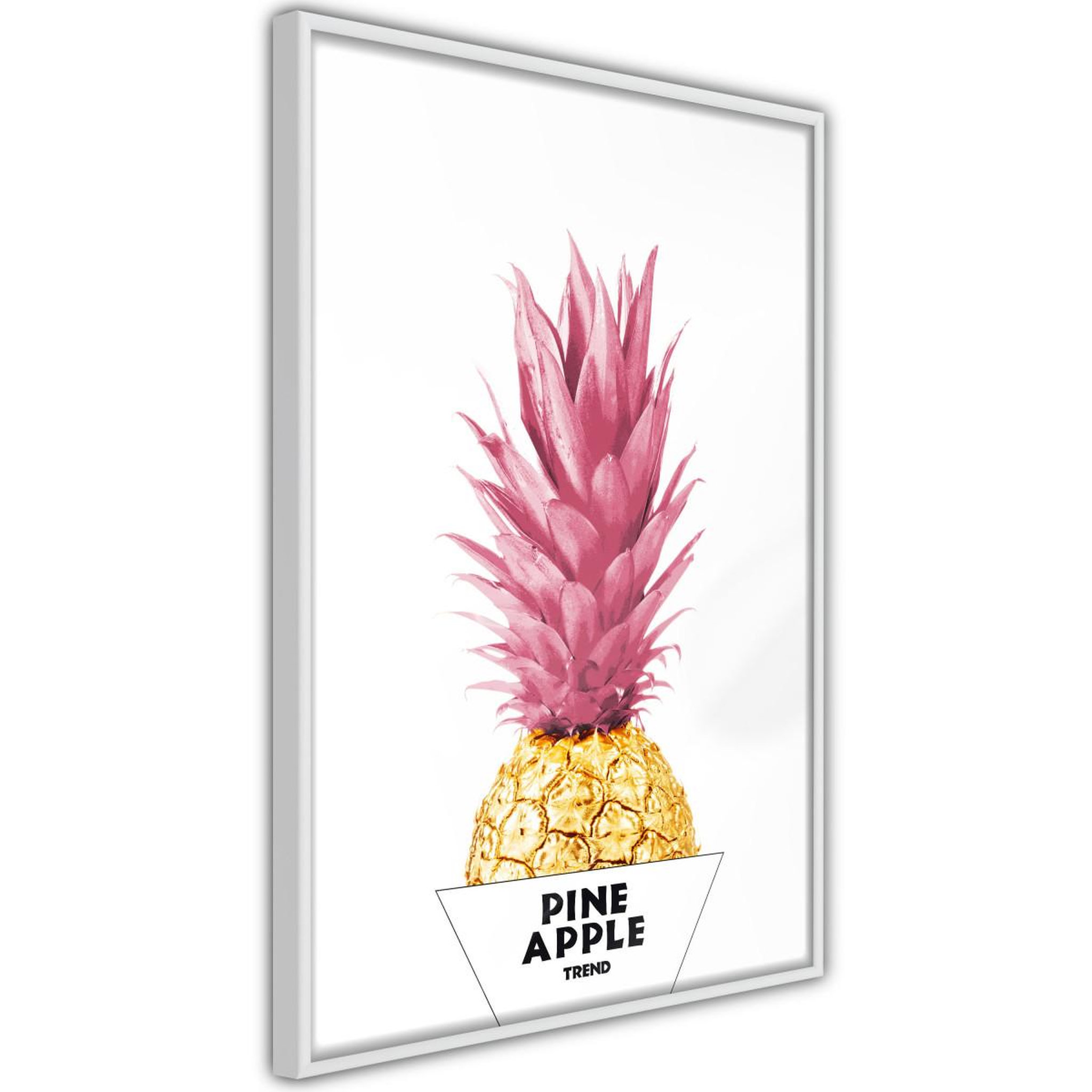 Paris Prix Affiche murale encadrée  trendy pineapple