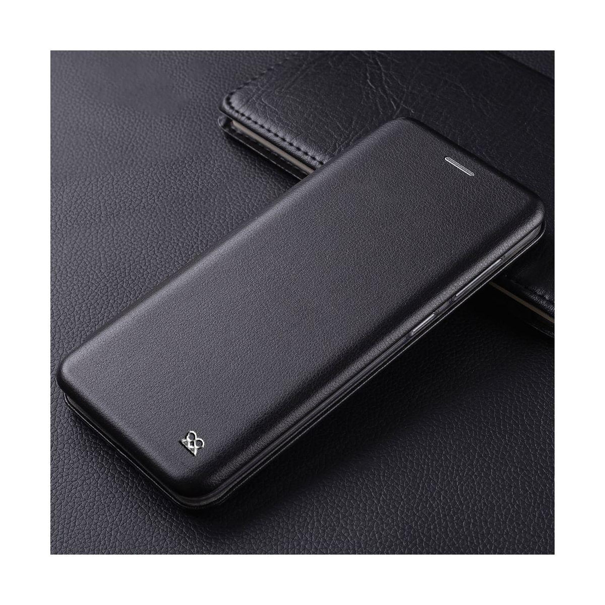 Voir la diapositive 2 : IBROZ Etui oppo a77 5g cuir noir