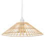 Voir la diapositive 2 : ATMOSPHERA Suspension cône en bambou naturel - Diam 36 cm - Beige