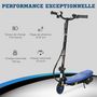 Voir la diapositive 5 : HOMCOM Trottinette électrique 120 W pliable pour enfant 7-14 ans 12 Km/h max. autonomie 10 Km max. bleu