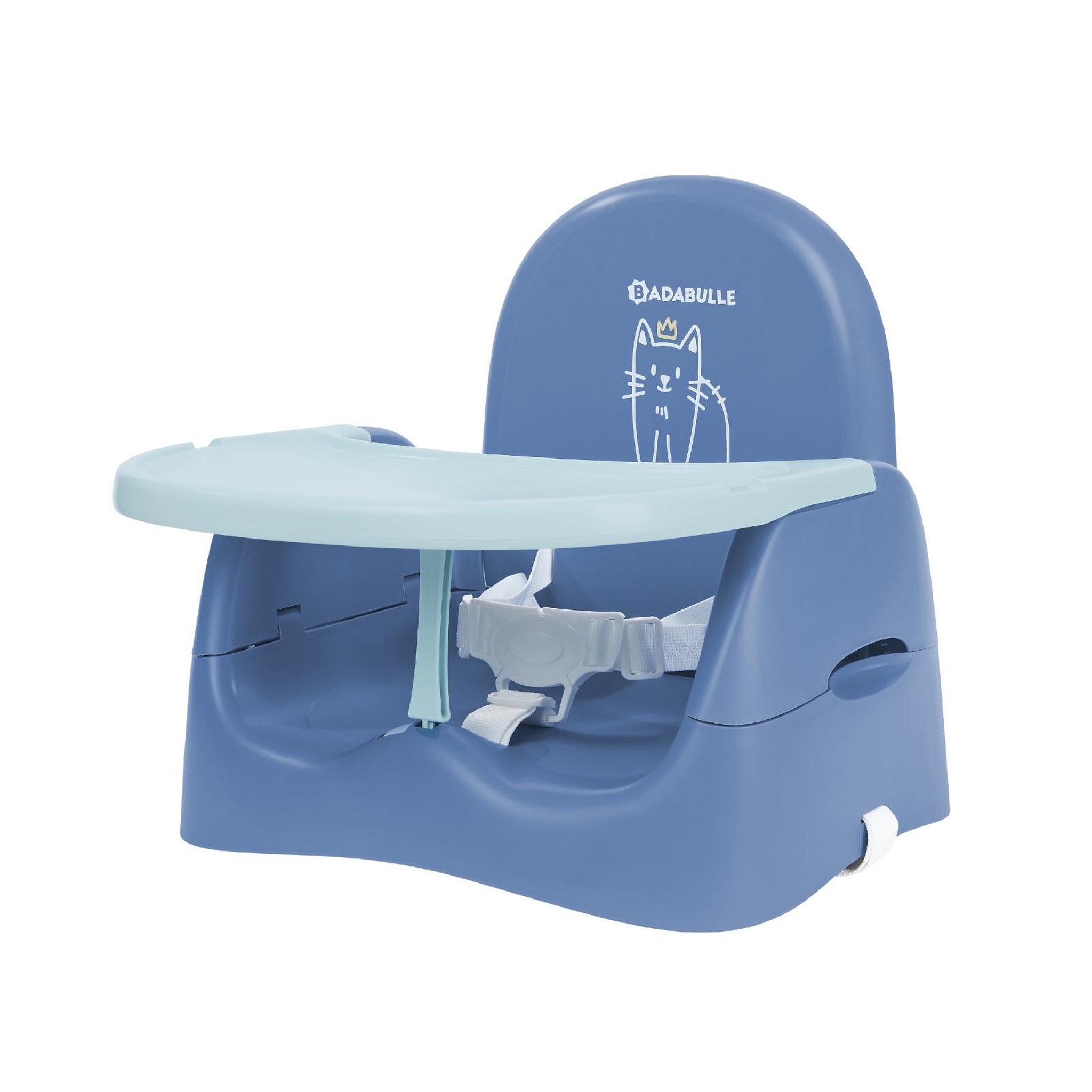 BADABULLE Rehausseur de chaise Badabulle - Pliage Compact - Universel - De 6 à 36 mois - Chat