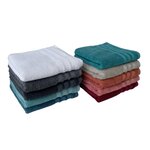 ACTUEL Maxi drap de bain uni en coton 500g . Coloris disponibles : Marron, Rose, Gris