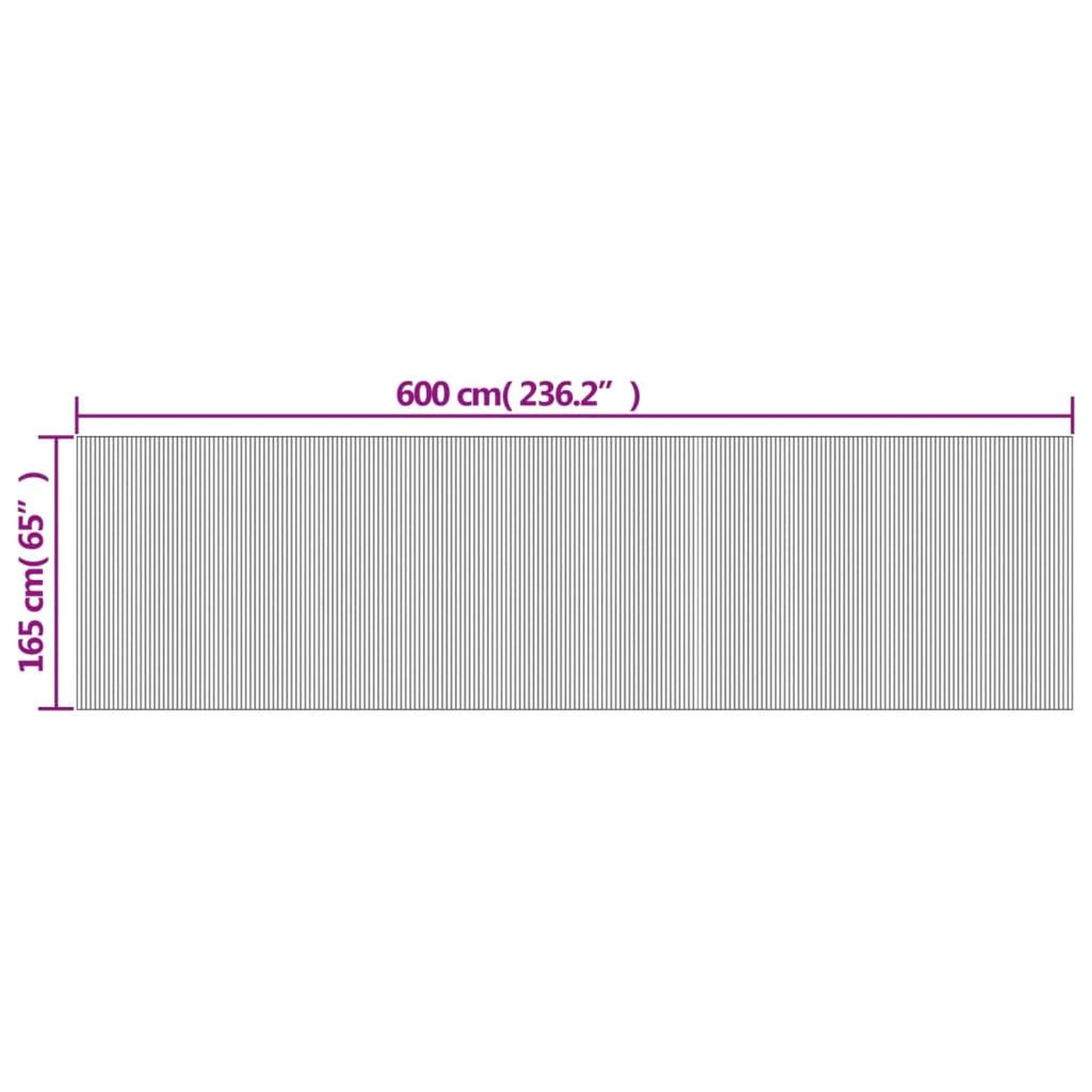 Voir la diapositive 6 : VIDAXL Cloison de separation naturel clair 165x600 cm bambou