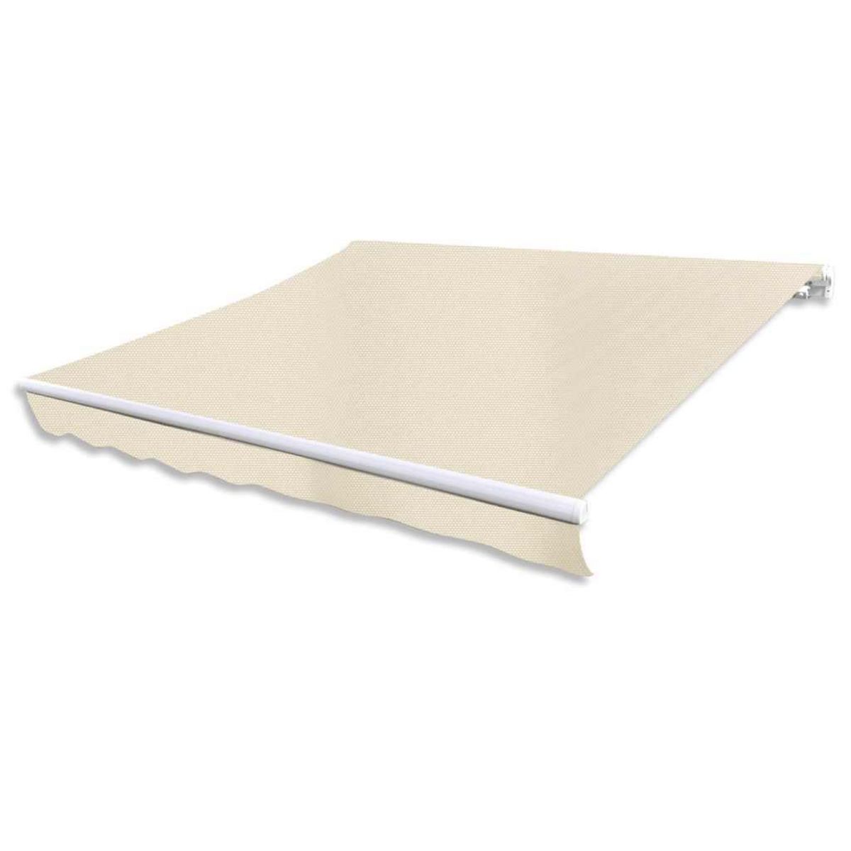 VIDAXL Auvent pliable motorise 400 cm Creme