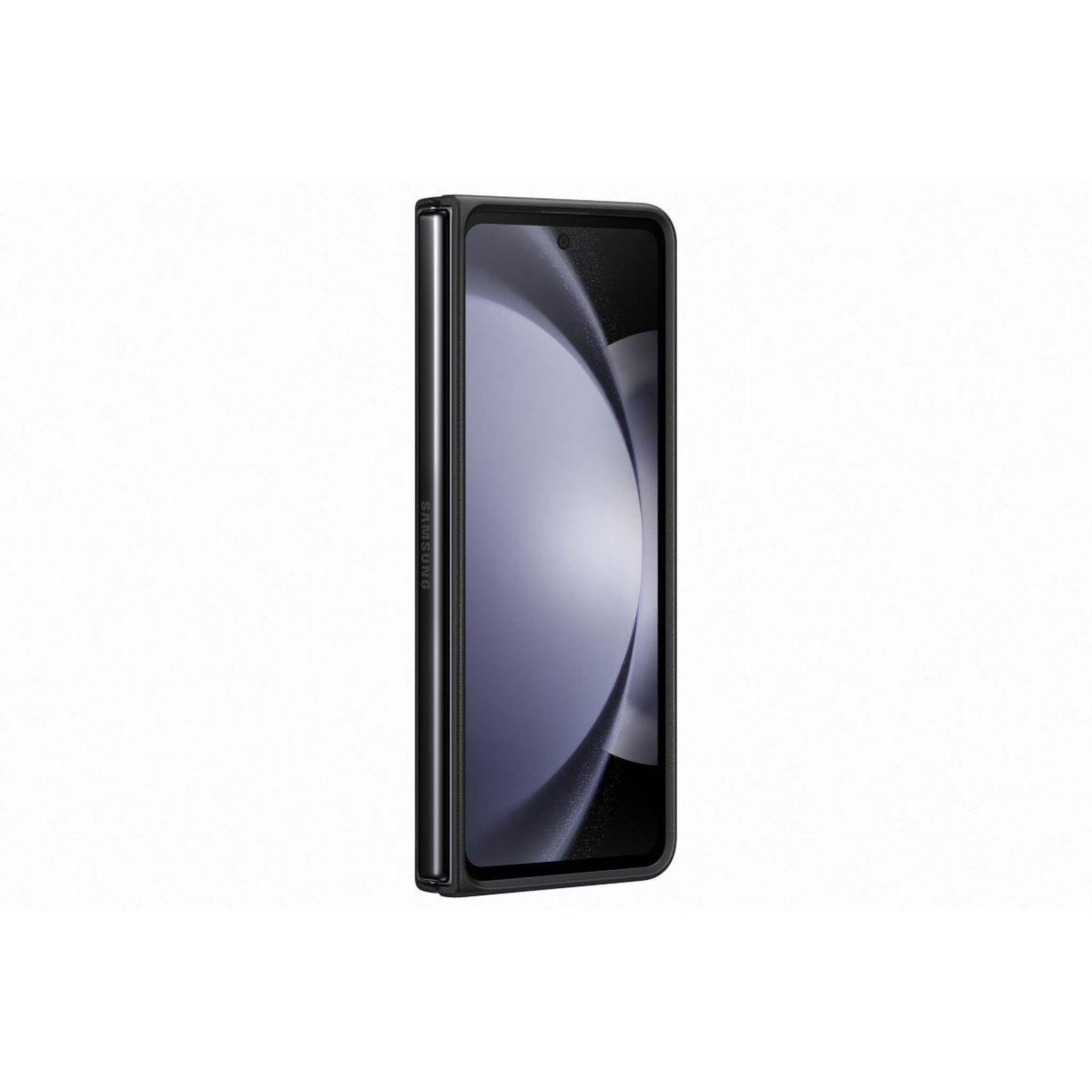 Voir la diapositive 2 : Samsung Coque z fold 5 simili cuir graphite