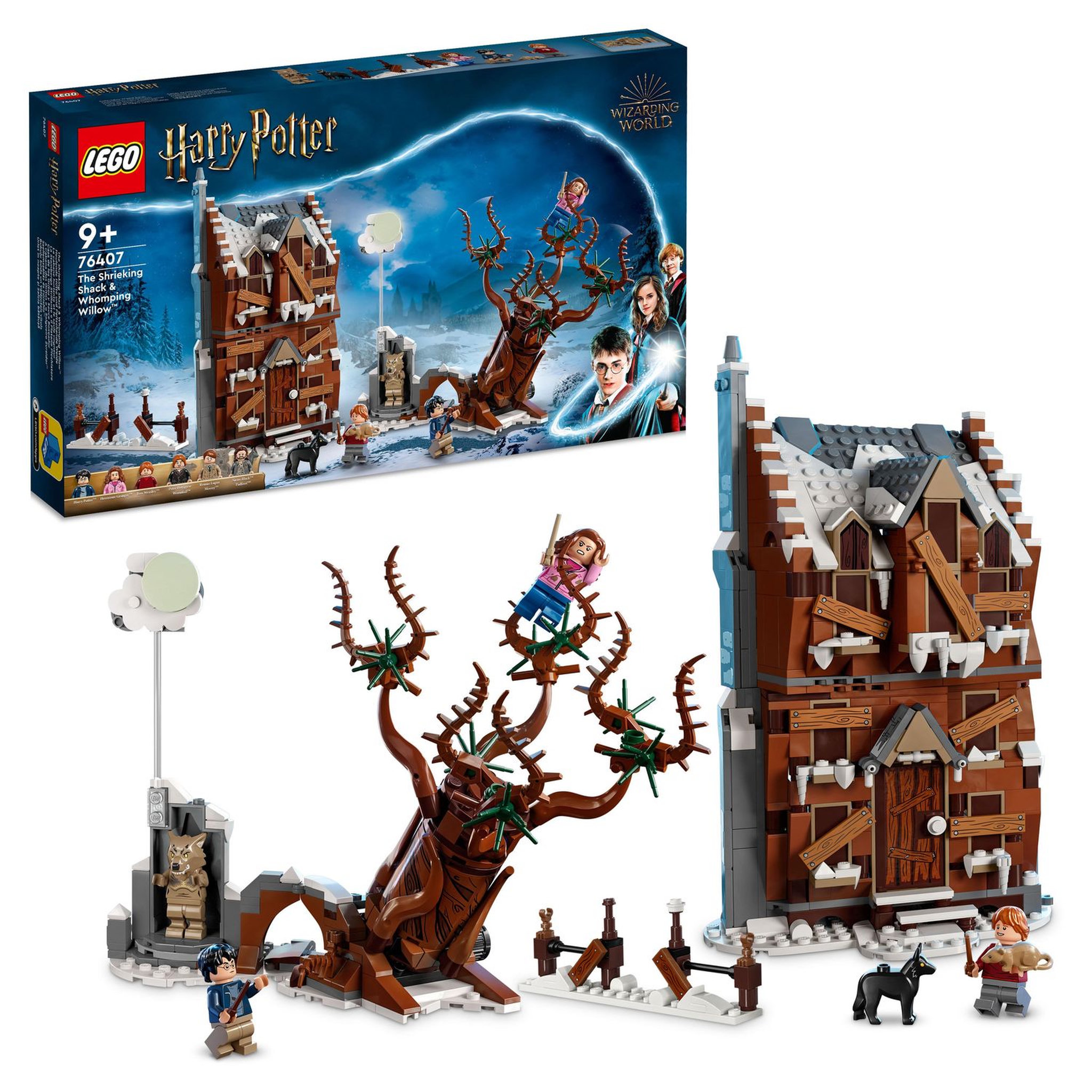 Voir la diapositive 2 : LEGO Harry Potter 76407 La Cabane Hurlante et le Saule Cogneur, Jouet et Minifigurine
