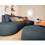Voir la diapositive 3 : LISA DESIGN Santorini - module d'assise gauche - en tissu texturé