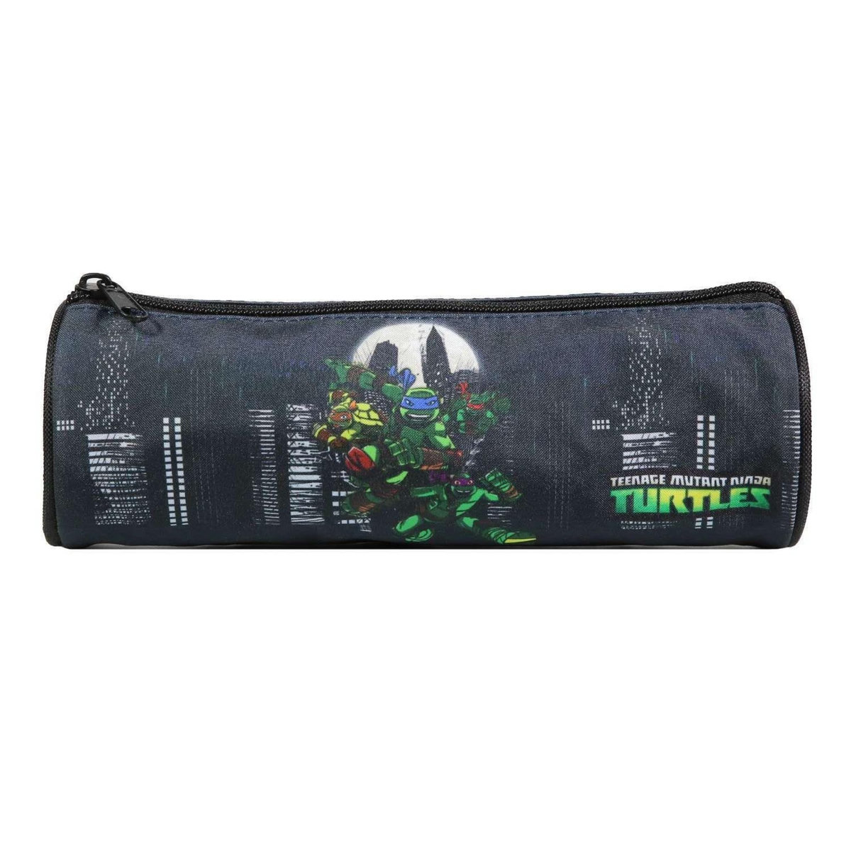 Bagtrotter BAGTROTTER Trousse scolaire ronde Tortues Ninja Noire