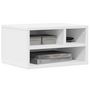 Voir la diapositive 4 : VIDAXL Support d imprimante blanc 40x32x22,5 cm bois d ingénierie