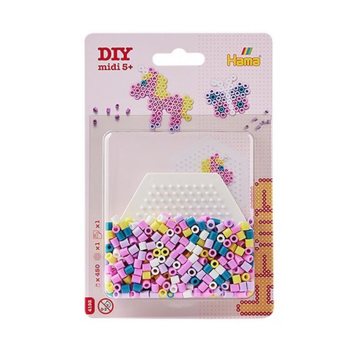 Hama Kit blister petit modele - 450 perles licornes
