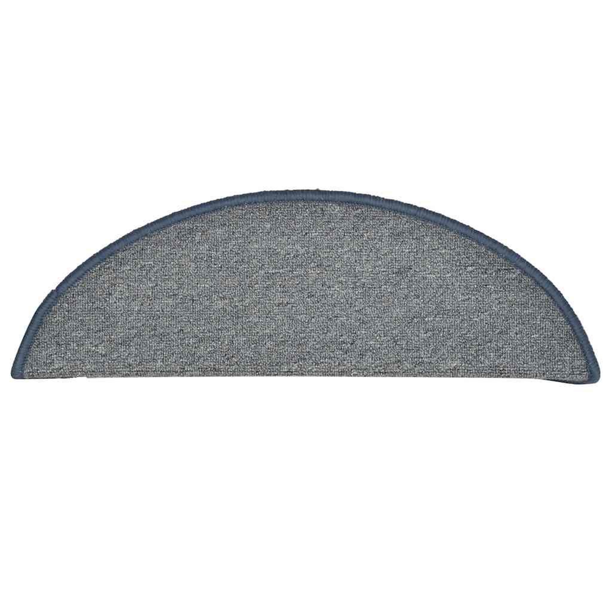 Voir la diapositive 4 : VIDAXL Tapis d'escalier 30 pcs gris clair et bleu 56x17x3 cm