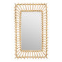 Voir la diapositive 1 : ATMOSPHERA Miroir Mural en Rotin  Rectangle  58cm Beige